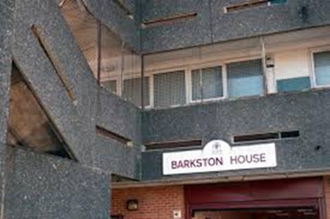 The outside of Barkston House