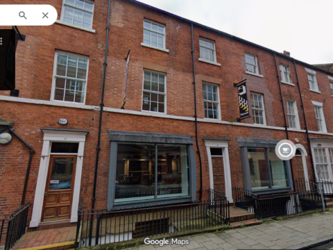 A Google Maps screenshot of the exterior of the building n 2026