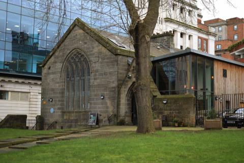 St Johns is owned and cared for by the Churches Conservation Trust.St John's is the oldest church in Leeds city centre. It was built in 1632-34, a turbulent time in England when very few new churches were constructed.The glory of St John's lies in its Jacobean fittings, particularly the superb carved wooden screen. Every part is richly decorated with flowers (including tulips), hearts, twisting vines, and grotesque heads of humans and animals. There is more lovely carving on the wall panels, pews and…