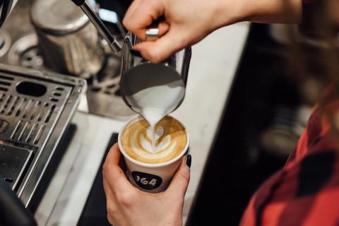 Café 164 is a fully licensed, independent eat-in and take-away city centre sandwich shop and espresso bar in Leeds, just inside Munro House.

We sell a selection of sandwiches direct from our sister shop Bakery 164 on Woodhouse Lane; their ciabatta and focaccia loaves are freshly baked there every night to a special secret recipe developed over 18 years ago and only known to a select few!

We also have our own kitchen, producing knockout sandwiches of our own, beautiful salads and gorgeous cakes.

We…