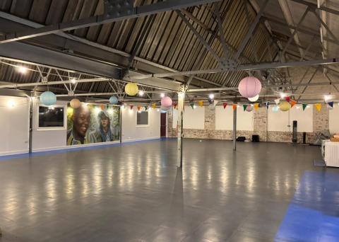 A spacious venue, suitable for many types of events.